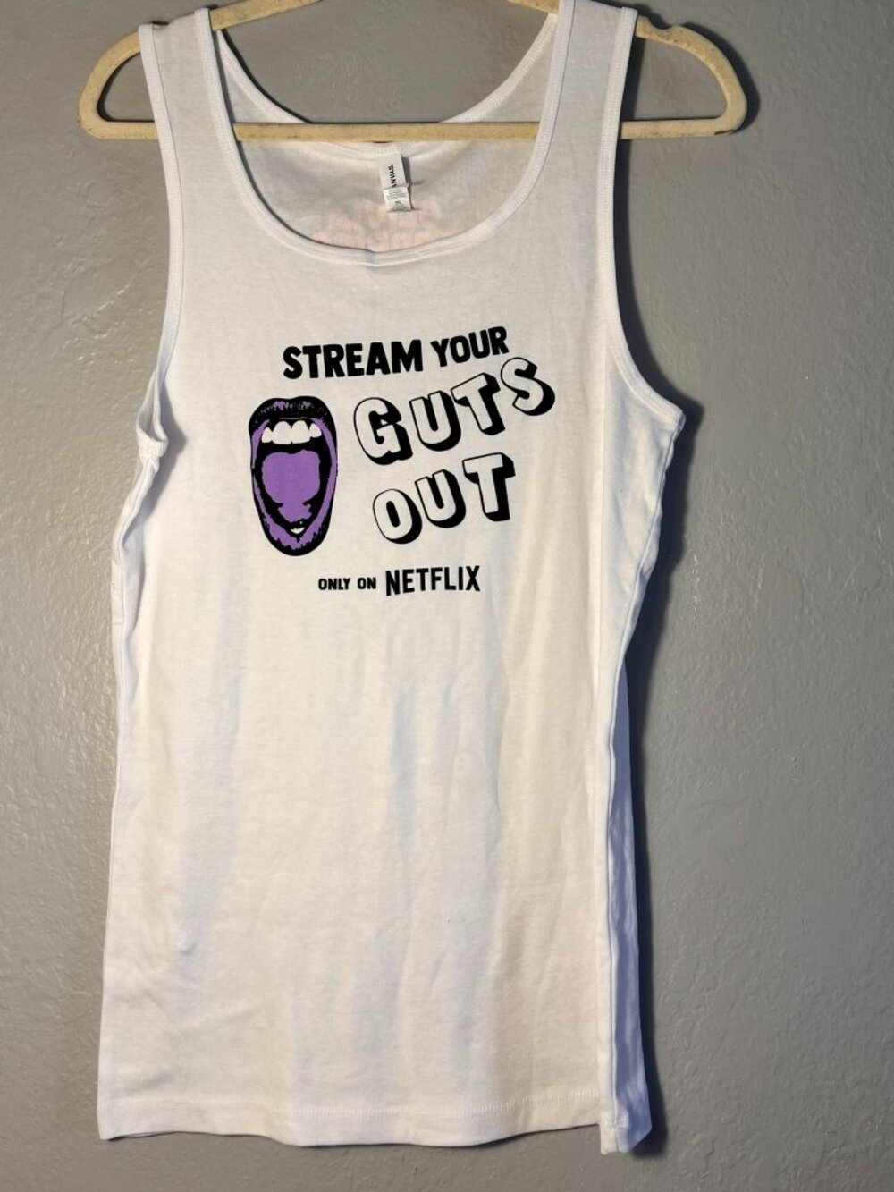 NWOT - 2XL - Olivia Rodrigo Netflix Tank - Stream Your Guts Out